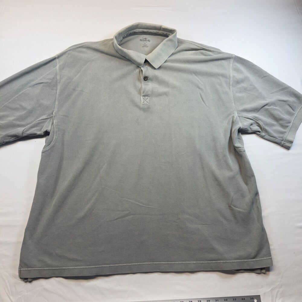 Red Head Men Polo Shirt 3XL Gray Short Sleeve Collar